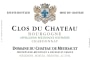Chateau de Meursault Clos du Chateau Chardonnay 2012 Front Label