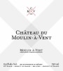 Chateau du Moulin-a-Vent Moulin-a-Vent 2010 Front Label
