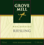 Grove Mill Riesling 2011 Front Label
