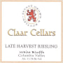 Claar Cellars Bluffs Vineyard Late Harvest Riesling 2007 Front Label