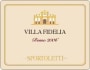 Sportoletti Villa Fidelia Rosso 2006 Front Label