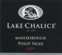Lake Chalice Pinot Noir 2009 Front Label