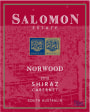 Salomon Wines Estate Norwood Shiraz Cabernet 2010 Front Label