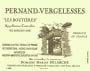 Domaine Marius Delarche Pernand-Vergelesses Les Boutiers 2014 Front Label