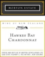 Morton Estate Hawkes Bay Chardonnay 2012 Front Label