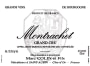 Marc Colin Montrachet Grand Cru 2006 Front Label