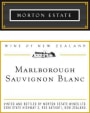 Morton Estate Marlborough Sauvignon Blanc 2013 Front Label