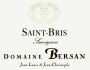 Domaine Bersan Saint Bris 2010 Front Label