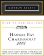 Morton Estate Hawkes Bay Chardonnay 2005 Front Label