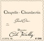 Domaine Cecile Tremblay Chapelle-Chambertin Grand Cru 2011 Front Label