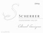 Scherrer Winery Alexander Valley Cabernet Sauvignon 2004 Front Label
