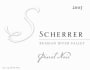 Scherrer Winery Russian River Valley Pinot Noir 2005 Front Label