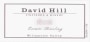 David Hill Winery Estate Riesling 2014 Front Label