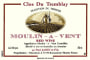 Paul Janin et Fils Moulin-a-Vent Clos du Tremblay 2013 Front Label
