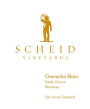 Scheid Vineyards Grenache Blanc 2012 Front Label