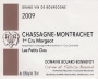 Domaine Bouard-Bonnefoy Chassagne-Montrachet Morgeot Les Petits Clos Premier Cru 2009 Front Label
