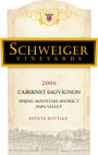 Schweiger Vineyards Cabernet Sauvignon 2006 Front Label