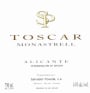 Salvador Poveda Toscar Monastrell 2009 Front Label