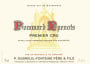 Domaine Dubreuil-Fontaine Pommard Epenots Premier Cru 2012 Front Label