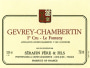 Domaine Serafin Gevrey-Chambertin Le Fonteny Premier Cru 2012 Front Label