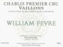 William Fevre Chablis Vaillons Premier Cru 2007 Front Label