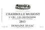 Domaine Dujac Chambolle Musigny Les Gruenchers Premier Cru 2013 Front Label