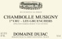 Domaine Dujac Chambolle Musigny Les Gruenchers Premier Cru 2010 Front Label
