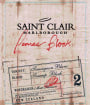 Saint Clair Pioneer Block 2 Swamp Block Sauvignon Blanc 2012 Front Label