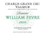 William Fevre Chablis Valmur Grand Cru 2010 Front Label