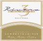 Three Rivers Late Harvest Gewurtraminer 2001 Front Label
