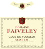 Faiveley Clos de Vougeot Grand Cru 2012 Front Label