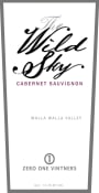 Zero One Vintners Wild Sky Cabernet Sauvignon 2009 Front Label