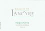 Chateau de Lancyre Roussanne 2014 Front Label