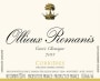 Chateau Ollieux Romanis Cuvee Classique Rouge 2013 Front Label