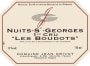 Domaine Jean Grivot Nuits-St-Georges Les Boudots Premier Cru 2012 Front Label