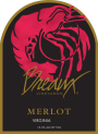 Breaux Vineyards Merlot 2010 Front Label