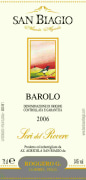 San Biagio Barolo Sori del Rovere 2006 Front Label