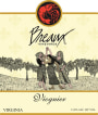 Breaux Vineyards Viognier 2012 Front Label