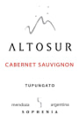 Finca Sophenia Altosur Cabernet Sauvignon 2014 Front Label