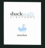 Duck Walk Merlot 2013 Front Label