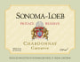 Sonoma-Loeb Private Reserve Chardonnay 2014 Front Label