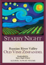 Starry Night Winery Russian River Valley Old Vine Zinfandel 2009 Front Label