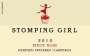 Stomping Girl Beresini Vineyard Pinot Noir 2013 Front Label