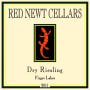 Red Newt Cellars Dry Riesling 2011 Front Label