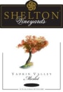 Shelton Merlot 2013 Front Label