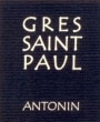 Gres St. Paul Coteaux du Languedoc Antonin 2013 Front Label
