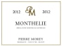 Domaine Pierre Morey Monthelie 2012 Front Label