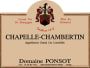 Domaine Ponsot Chapelle-Chambertin Grand Cru 2013 Front Label