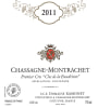 Domaine Jean-Claude Ramonet Chassagne-Montrachet Clos de la Boudriotte Premier Cru 2011 Front Label