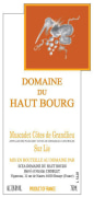 Domaine du Haut Bourg Cotes de Grandlieu Muscadet Sur Lie 2015 Front Label